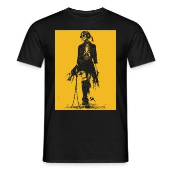 The Woman - Skull, Totenkopf, Pentagramm - Männer T-Shirt - Schwarz - Vorne - AI Model Male 178 light (178cm)