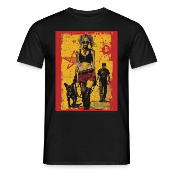 The Walk - Skull, Totenkopf - Männer T-Shirt - Schwarz - Vorne - AI Model Male 178 light (178cm)