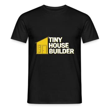 Tiny House - Männer T-Shirt - Schwarz - Vorne - AI Model Male 178 light (178cm)