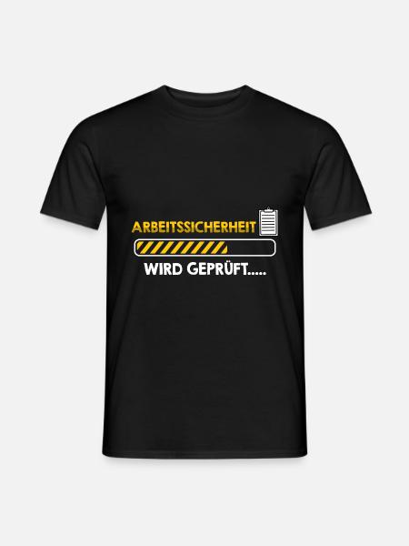 Fachkraft Arbeitssicherheit Ladebalken - Männer T-Shirt - Schwarz