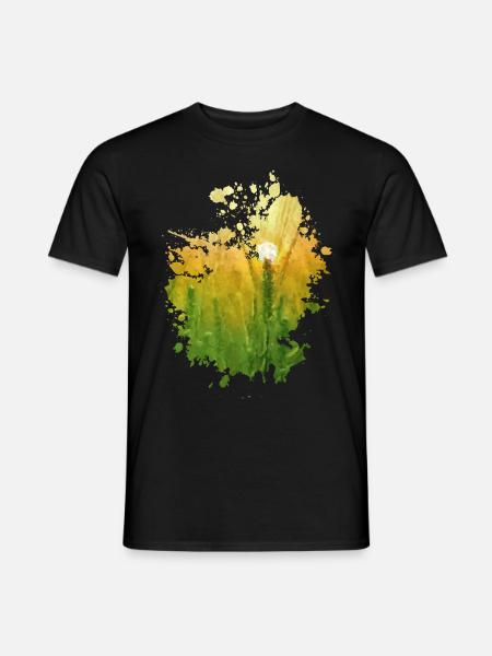 Getreide - Männer T-Shirt - Schwarz