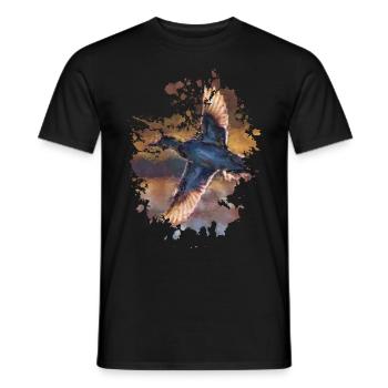 Vogel - Männer T-Shirt - Schwarz - Vorne - AI Model Male 178 light (178cm)