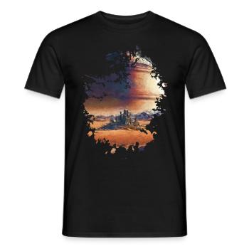 Planet - Männer T-Shirt - Schwarz - Vorne - AI Model Male 178 light (178cm)