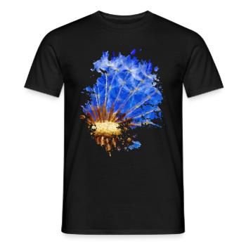 Pusteblume - Männer T-Shirt - Schwarz - Vorne - AI Model Male 178 light (178cm)