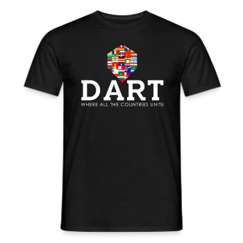 Dart Darts Dart Dart Dart Player Gift - Men's T-Shirt - black - Front - AI Model Male 178 light (178cm)