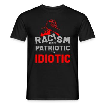 Anti-racisme Anti-racisme Nazis Right - T-shirt homme - noir - Devant - AI Model Male 178 light (178cm)