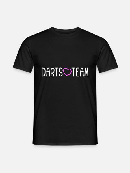 Darts Team - Männer T-Shirt - Schwarz