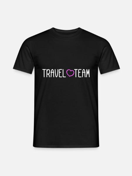 Travel Team - Men's T-Shirt - black