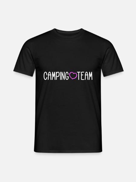 Camping Team - Men's T-Shirt - black