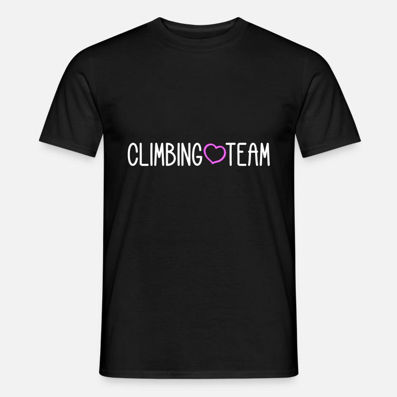 Climbing Team - Männer T-Shirt - Schwarz