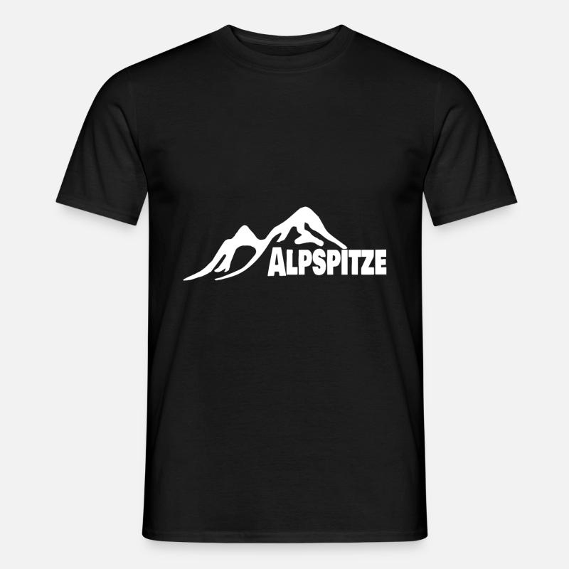Alpspitze - Männer T-Shirt - Schwarz