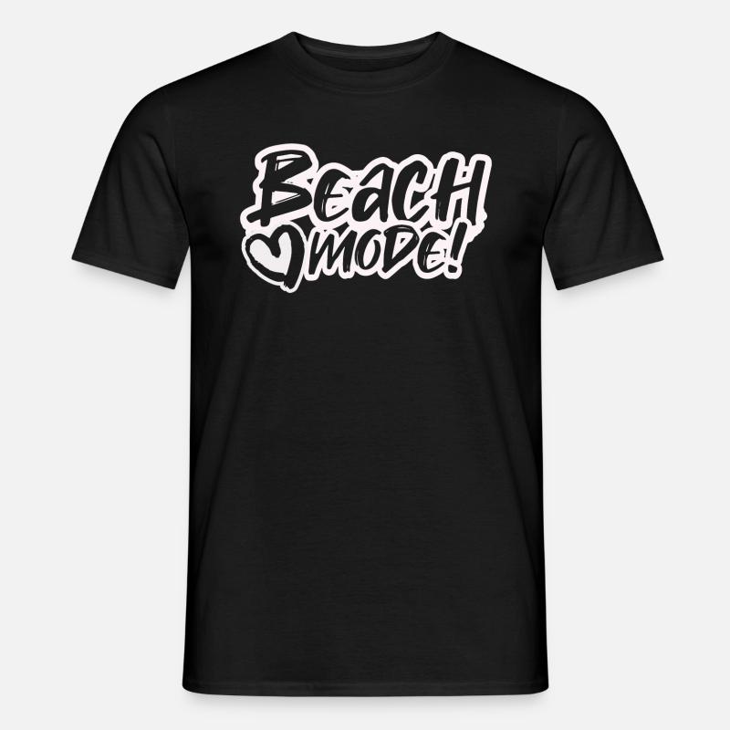 Beach mode - Men’s T-shirt - black