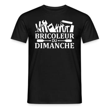 Bricoleur du dimanche 3 - T-shirt homme - noir - Devant - AI Model Male 178 light (178cm)