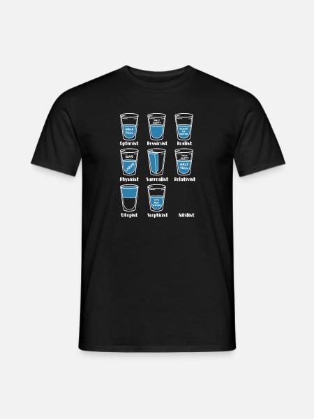 T-Shirt mit lustigem Spruch - Männer T-Shirt - Schwarz