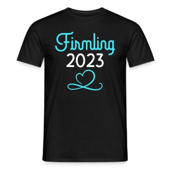Firmling 2023 Firmung - Männer T-Shirt - Schwarz - Vorne - AI Model Male 178 light (178cm)