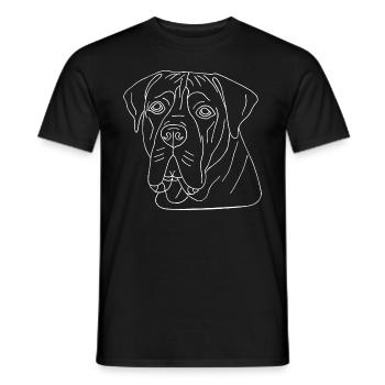 Boerboel - Männer T-Shirt - Schwarz - Vorne - AI Model Male 178 light (178cm)