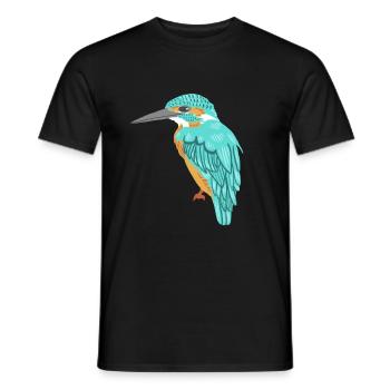 Eisvogel - Männer T-Shirt - Schwarz - Vorne - AI Model Male 178 light (178cm)