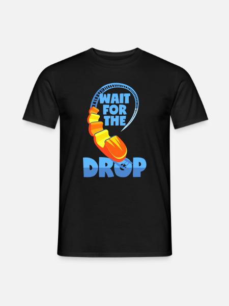 Achterbahn Spruch Looping Jahrmarkt Freizeitpark - Männer T-Shirt - Schwarz