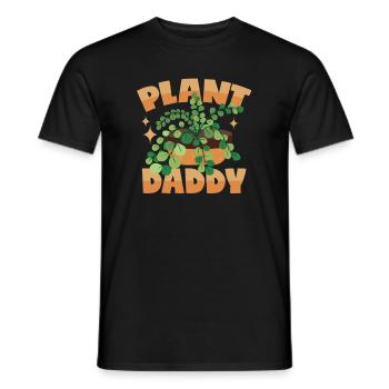 Pflanzen-Papa - Plant Daddy - Männer T-Shirt - Schwarz - Vorne - AI Model Male 178 light (178cm)
