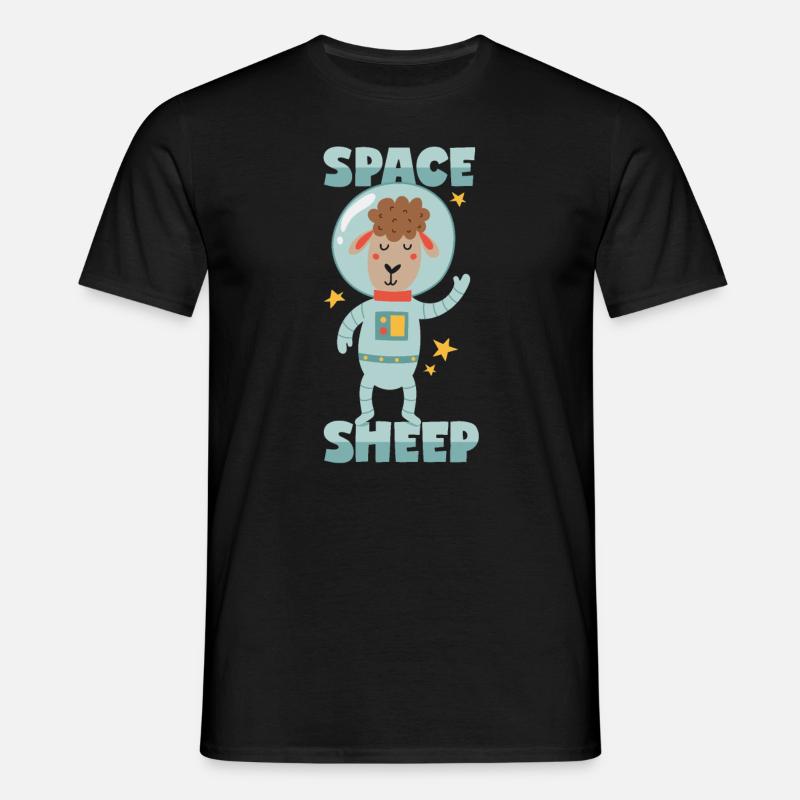 Mouton de l’espace - T-shirt Homme - noir