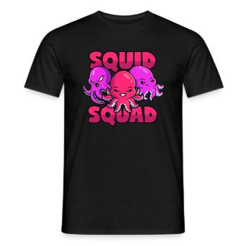 Tintenfisch Squad, Oktopus Team, Kraken Clan - Männer T-Shirt - Schwarz - Vorne - AI Model Male 178 light (178cm)