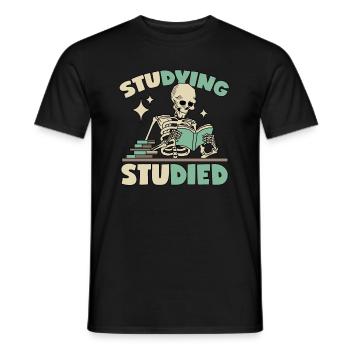 Squelette dans l’apprentissage - T-shirt homme - noir - Devant - AI Model Male 178 light (178cm)