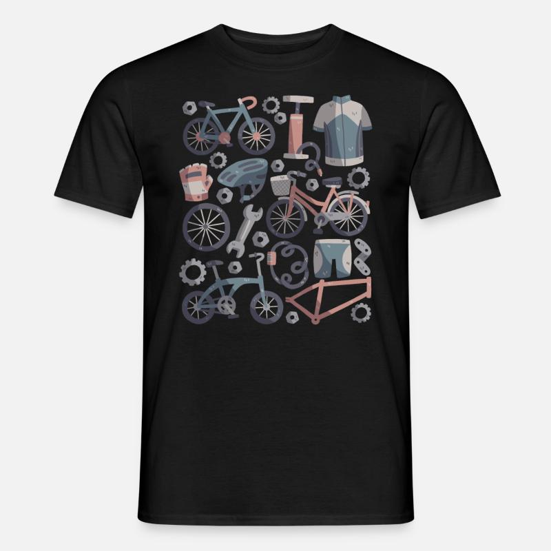 Fahrrad - Männer T-Shirt - Schwarz