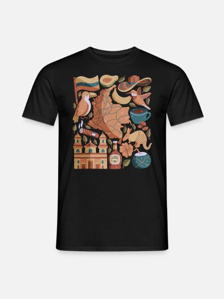 Colombia - Men's T-Shirt - black