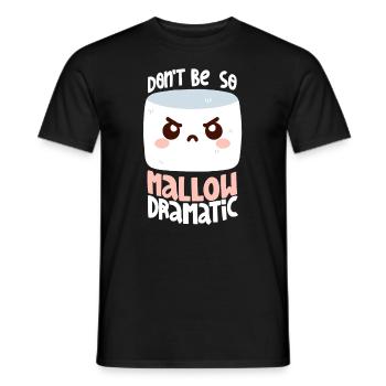 Melodramatic Marshmallow - Men's T-Shirt - black - Front - AI Model Male 178 light (178cm)
