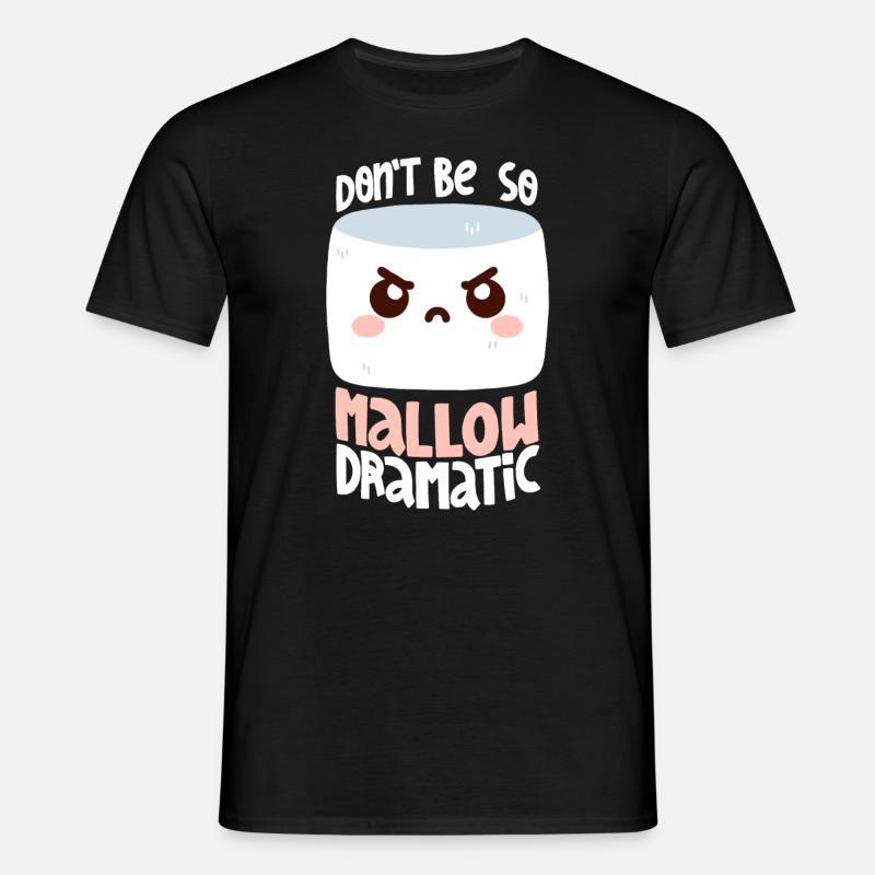 Melodramatic Marshmallow - Men's T-Shirt - black