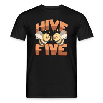 Ruche Cinq - T-shirt homme - noir - Devant - AI Model Male 178 light (178cm)