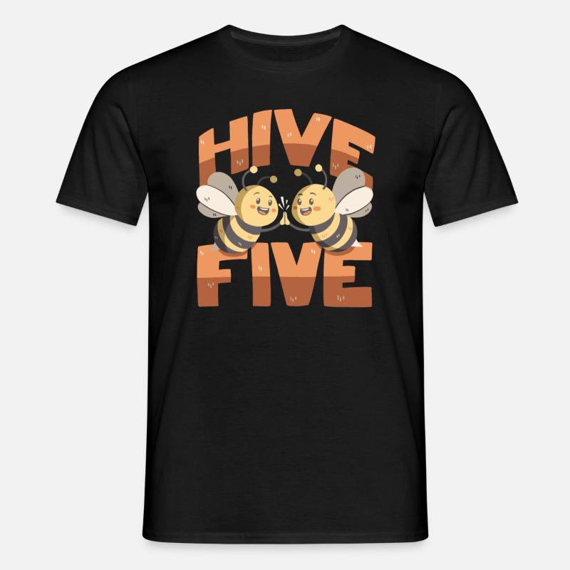 Hive Five - Men's T-Shirt - black
