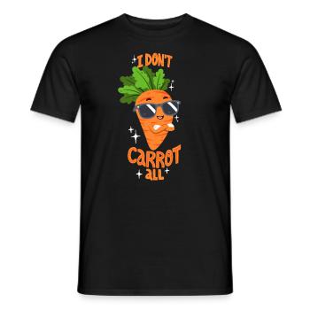 Cool Carrot - Men's T-Shirt - black - Front - AI Model Male 178 light (178cm)