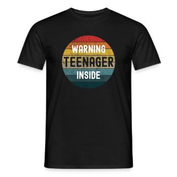 Ado - T-shirt homme - noir - Devant - AI Model Male 178 light (178cm)