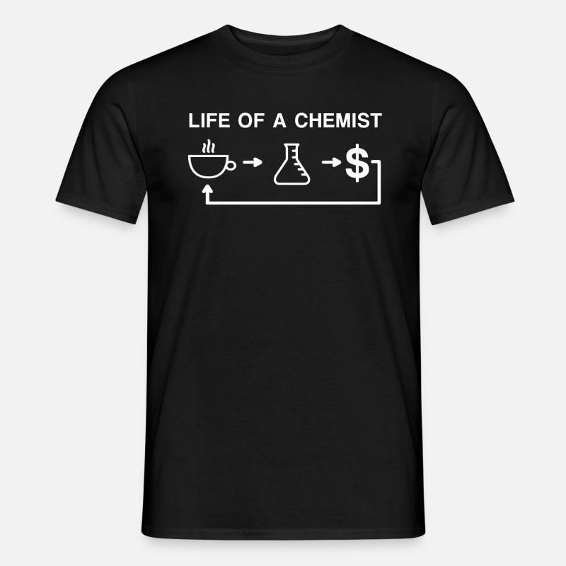 Sciene Chemistry Student Uni - Men's T-Shirt - black