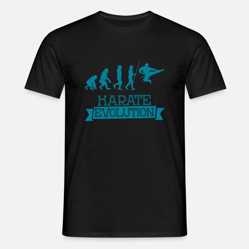 Karate evolution - Men's T-Shirt - black