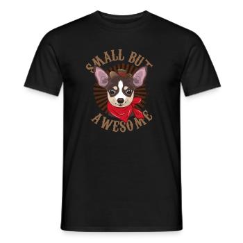 Chihuahua - Men's T-Shirt - black - Front - AI Model Male 178 light (178cm)