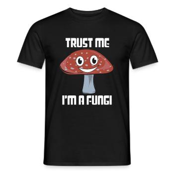 Croyez-moi im A Champignons Champignons Cueilleurs de champignons - T-shirt homme - noir - Devant - AI Model Male 178 light (178cm)