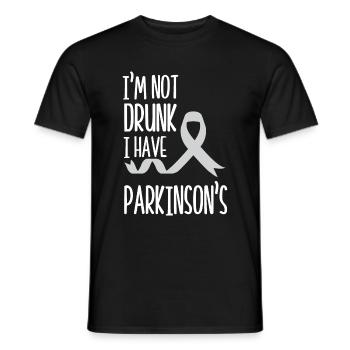 Parkinson's Awareness Month Parkinson's Disease - Men's T-Shirt - black - Front - AI Model Male 178 light (178cm)