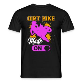 Motocross - T-shirt homme - noir - Devant - AI Model Male 178 light (178cm)