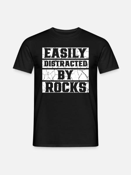 Géologue - T-shirt homme - noir