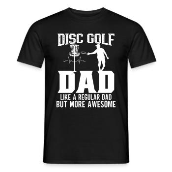 Frisbee Player Disc Golf Frisbee Competition - T-shirt homme - noir - Devant - AI Model Male 178 light (178cm)