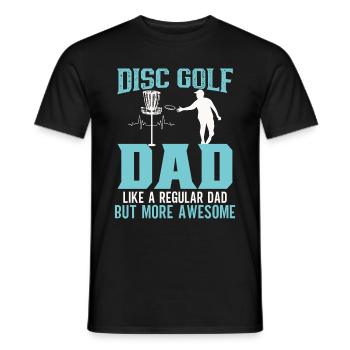Frisbee Player Disc Golf Frisbee Competition - T-shirt homme - noir - Devant - AI Model Male 178 light (178cm)
