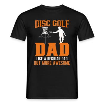 Frisbee Player Disc Golf Frisbee Competition - T-shirt homme - noir - Devant - AI Model Male 178 light (178cm)
