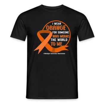 Multiple Sclerosis Awareness Day Multiple Sclerosis - Men's T-Shirt - black - Front - AI Model Male 178 light (178cm)