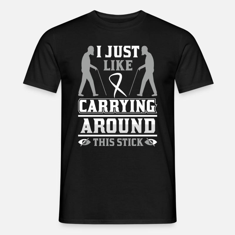 Blindheitsbewusstsein Gesetzlich Blind - Männer T-Shirt - Schwarz