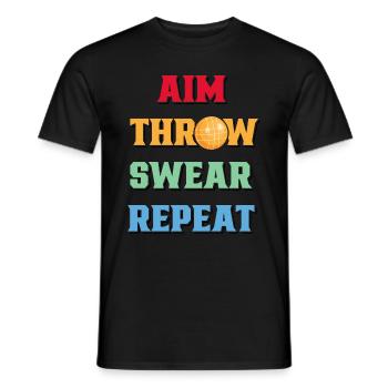 Boccia Spieler Boccia Spiel Boule - Männer T-Shirt - Schwarz - Vorne - AI Model Male 178 light (178cm)