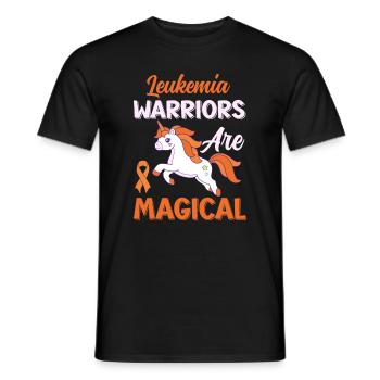 Leukemia Awareness Month Leukemia Survivor - Men's T-Shirt - black - Front - AI Model Male 178 light (178cm)