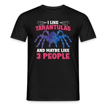 Tarantula Spider Spider Collector Pet - Men's T-Shirt - black - Front - AI Model Male 178 light (178cm)