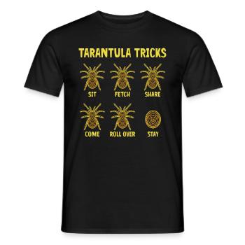 Tarantula breeder spider owner tarantula - Men's T-Shirt - black - Front - AI Model Male 178 light (178cm)